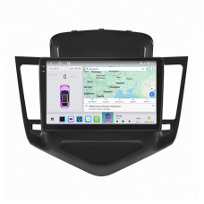 Штатная магнитола Lesko для Chevrolet Cruze I 2008-2012 экран 9" 4/64 QLED CarPlay 4G Wi-Fi GPS 360 Prime