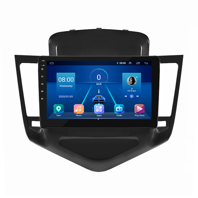 Штатная магнитола Lesko для Chevrolet Cruze I 2008-2012 экран 9" 2/32Gb 4G Wi-Fi GPS Top