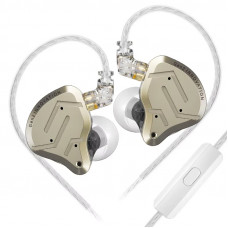 Навушники KZ ZSN Pro 2 з мікрофоном gold