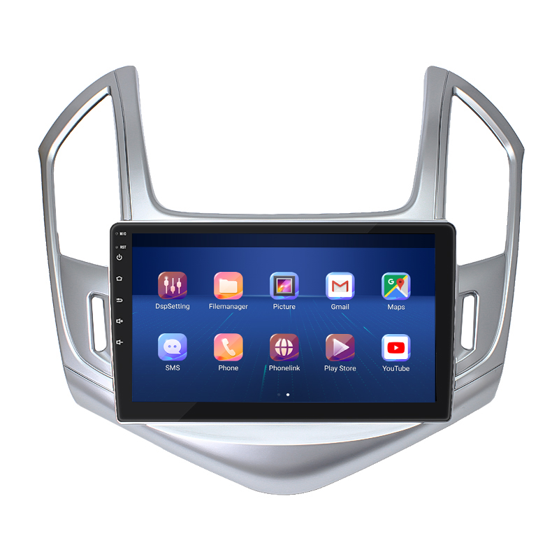 Штатная магнитола Lesko для Chevrolet Cruze I Рестайлинг 2012-2016 экран 9" 6/128Gb 4G Wi-Fi GPS Top