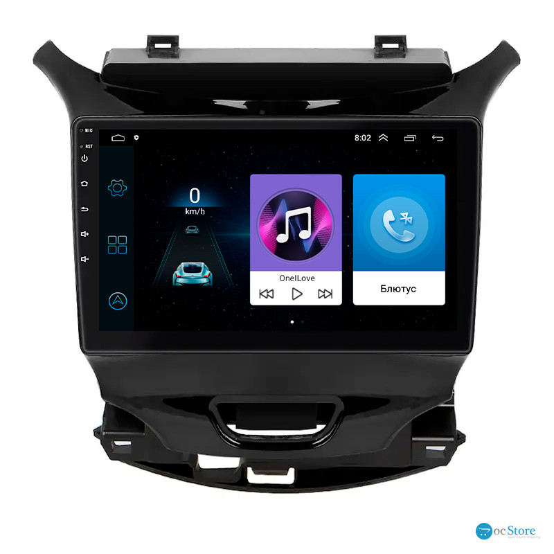 Штатная магнитола Lesko для Chevrolet Cruze II 2015-н.в. экран 9" 1/16Gb Wi-Fi GPS Base
