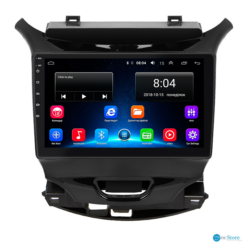 Штатная магнитола Lesko для Chevrolet Cruze II 2015-н.в. экран 9" 2/32Gb Wi-Fi GPS Base