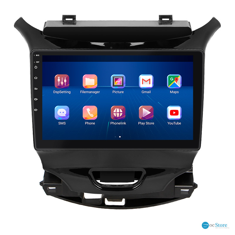 Штатная магнитола Lesko для Chevrolet Cruze II 2015-н.в. экран 9" 6/128Gb 4G Wi-Fi GPS Top