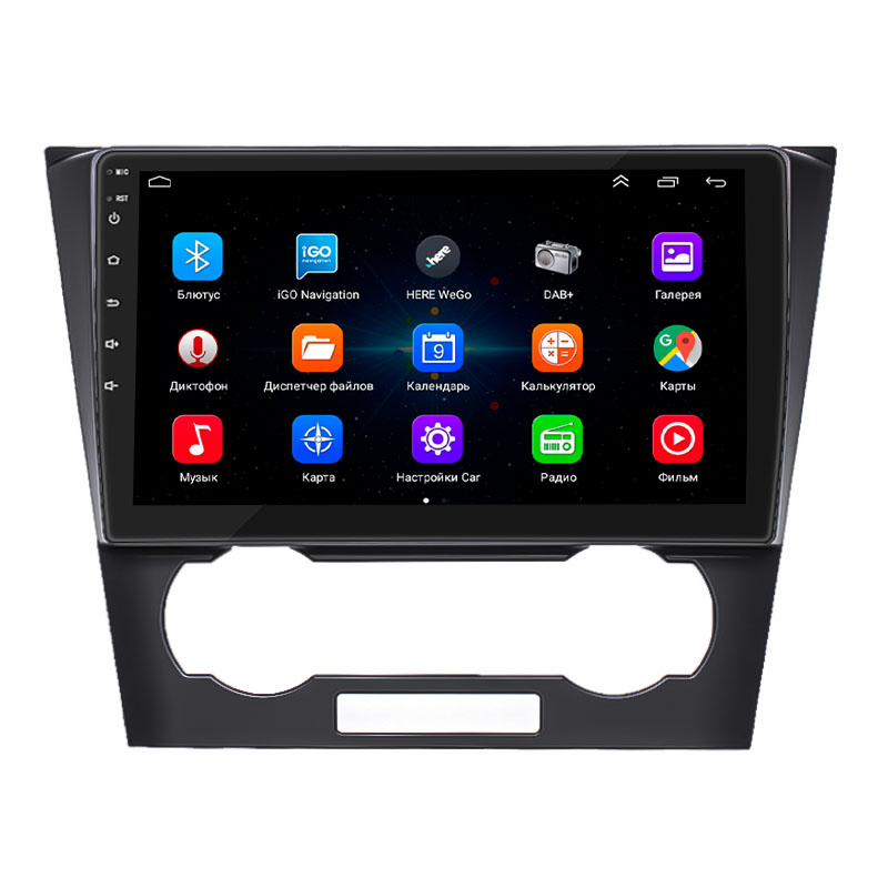 Штатная магнитола Lesko для Chevrolet Epica V250 2006-2009 экран 9" 2/32Gb Wi-Fi GPS Base