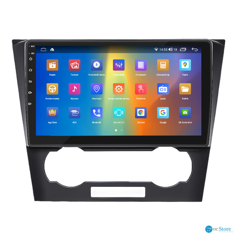 Штатная магнитола Lesko для Chevrolet Epica V250 2006-2009 экран 9" 2/32Gb CarPlay 4G Wi-Fi GPS Prime