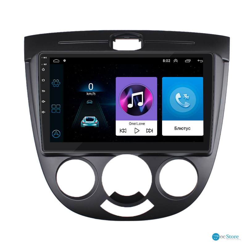 Штатная магнитола Lesko для Chevrolet Nubira  2003-2010 экран 9" 1/16Gb Wi-Fi GPS Base