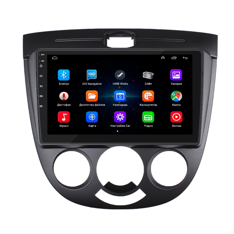 Штатная магнитола Lesko для Chevrolet Nubira  2003-2010 экран 9" 2/32Gb Wi-Fi GPS Base