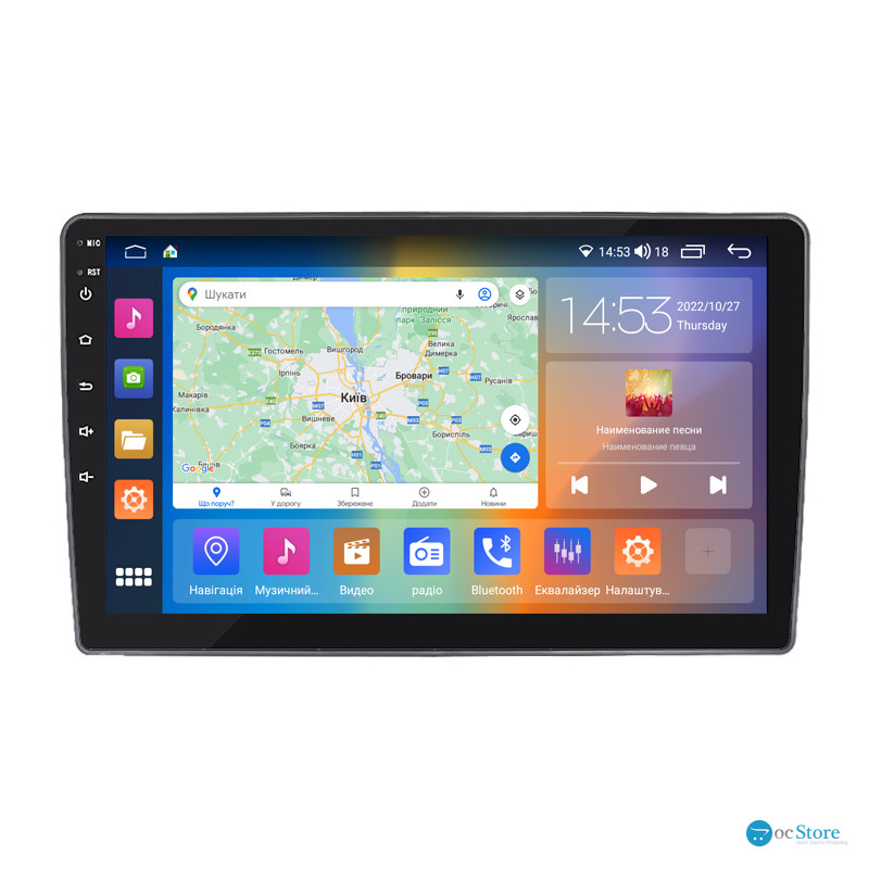 Штатная магнитола Lesko для Chevrolet Silverado II (GMT900) 2007-2013 экран 10" 2/32Gb CarPlay 4G Wi-Fi GPS Prime