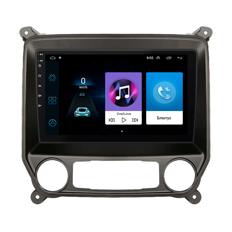 Штатная магнитола Lesko для Chevrolet Silverado III (K2XX) 2013-2015 экран 10" 1/16Gb Wi-Fi GPS Base