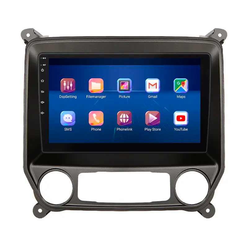 Штатная магнитола Lesko для Chevrolet Silverado III (K2XX) 2013-2015 экран 10" 6/128Gb 4G Wi-Fi GPS Top