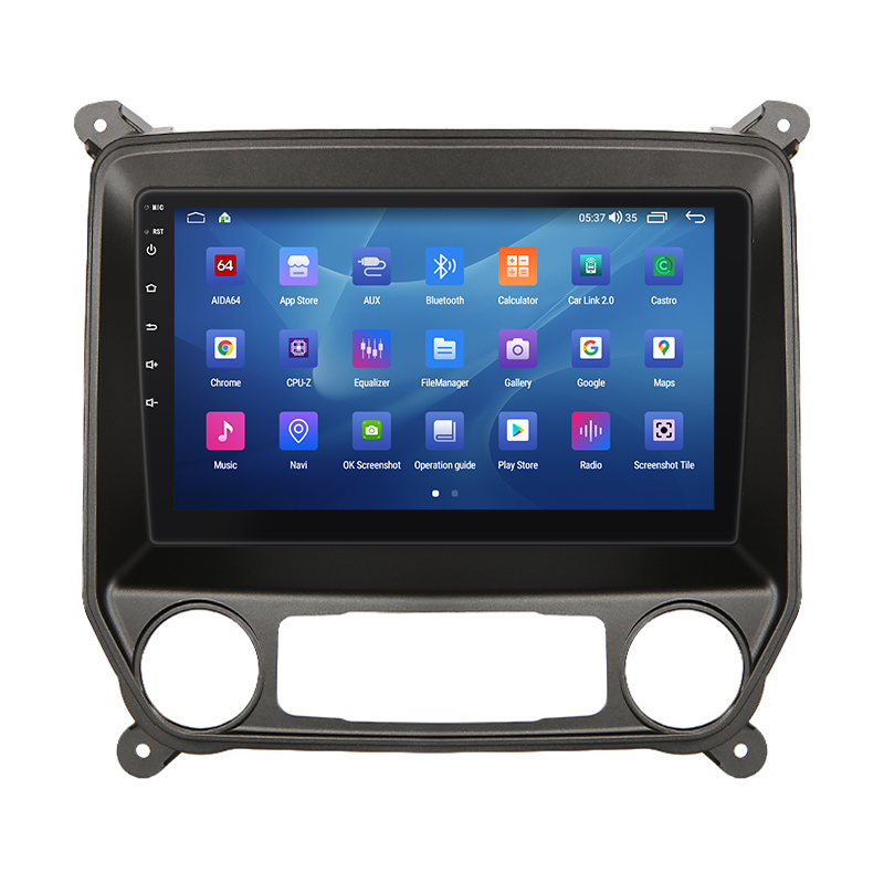 Штатная магнитола Lesko для Chevrolet Silverado III (K2XX) Рестайлинг 2015-2019 экран 10" 2/32Gb CarPlay 4G Wi-Fi GPS Prime