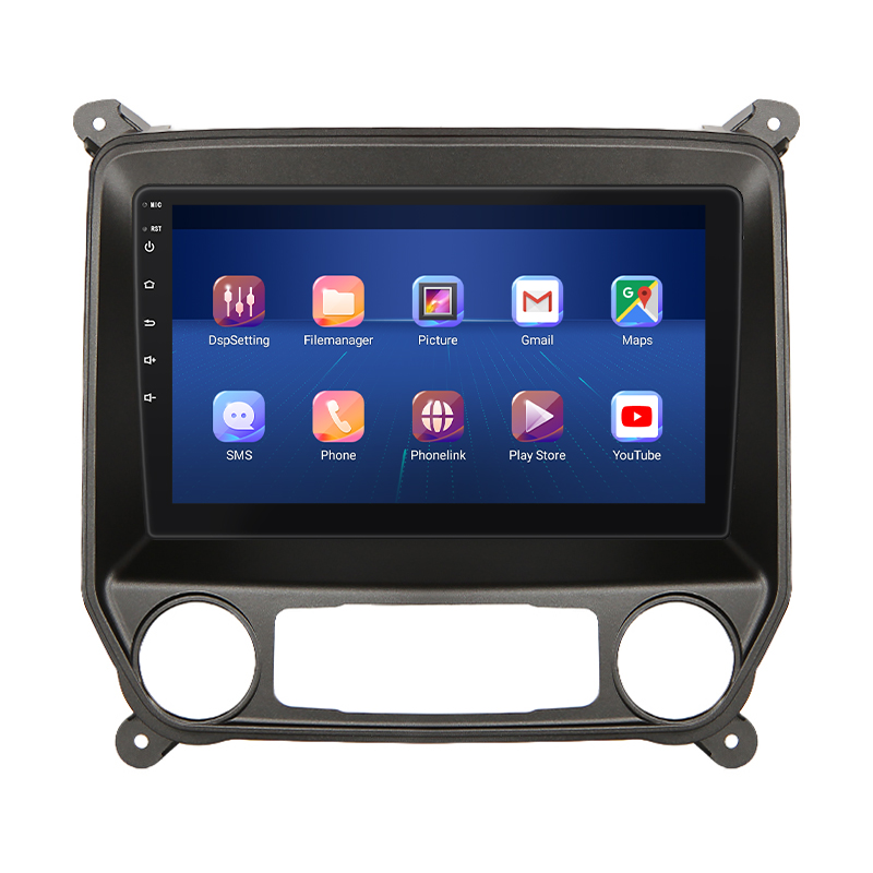 Штатная магнитола Lesko для Chevrolet Silverado III (K2XX) Рестайлинг 2015-2019 экран 10" 2/32Gb 4G Wi-Fi GPS Top