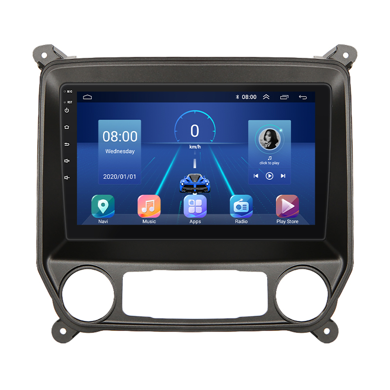 Штатная магнитола Lesko для Chevrolet Silverado III (K2XX) Рестайлинг 2015-2019 экран 10" 4/64Gb 4G Wi-Fi GPS Top