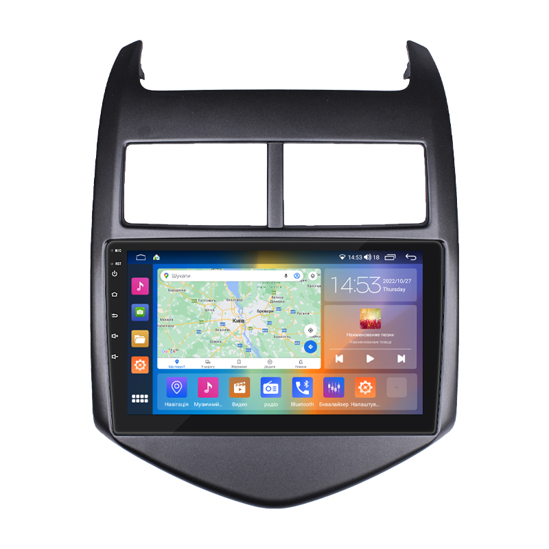 Штатная магнитола Lesko для Chevrolet Sonic I 2011-2016 экран 9" 2/32Gb CarPlay 4G Wi-Fi GPS Prime