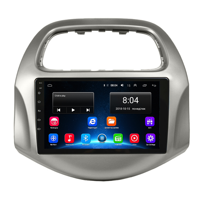 Штатная магнитола Lesko для Chevrolet Spark III (M300) Рестайлинг 2020-н.в. экран 9" 2/32Gb Wi-Fi GPS Base