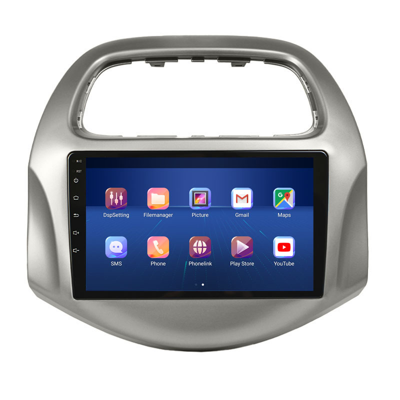 Штатная магнитола Lesko для Chevrolet Spark III (M300) Рестайлинг 2020-н.в. экран 9" 6/128Gb 4G Wi-Fi GPS Top