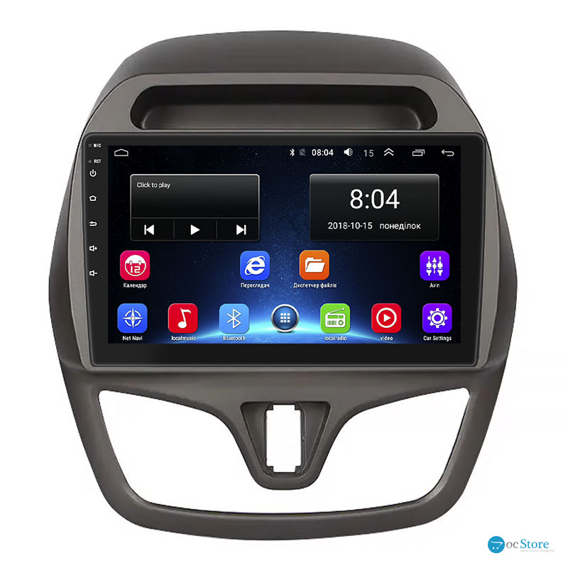 Штатная магнитола Lesko для Chevrolet Spark IV 2015-2018 экран 9" 2/32Gb Wi-Fi GPS Base