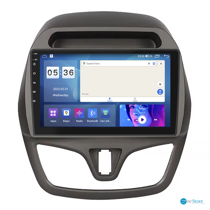 Штатная магнитола Lesko для Chevrolet Spark IV 2015-2018 экран 9" 2/32Gb CarPlay 4G Wi-Fi GPS Prime