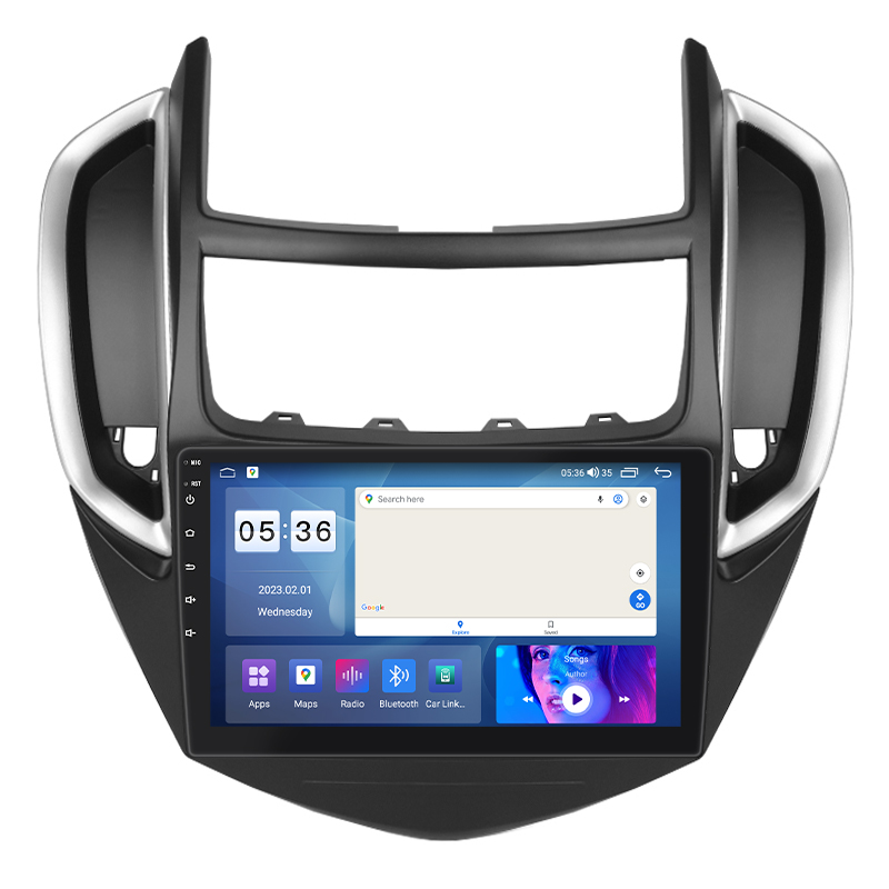 Штатная магнитола Lesko для Chevrolet Trax I 2013-2017 экран 9" 4/64Gb CarPlay 4G Wi-Fi GPS Prime