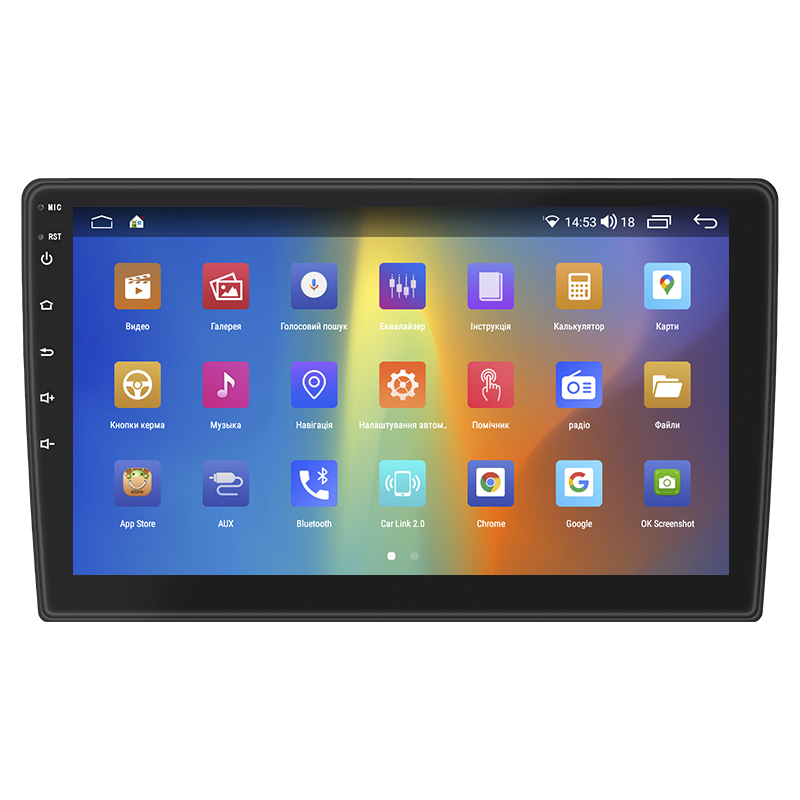 Штатная магнитола Lesko для Chrysler Aspen  2006-2008 экран 9" 2/32Gb CarPlay 4G Wi-Fi GPS Prime