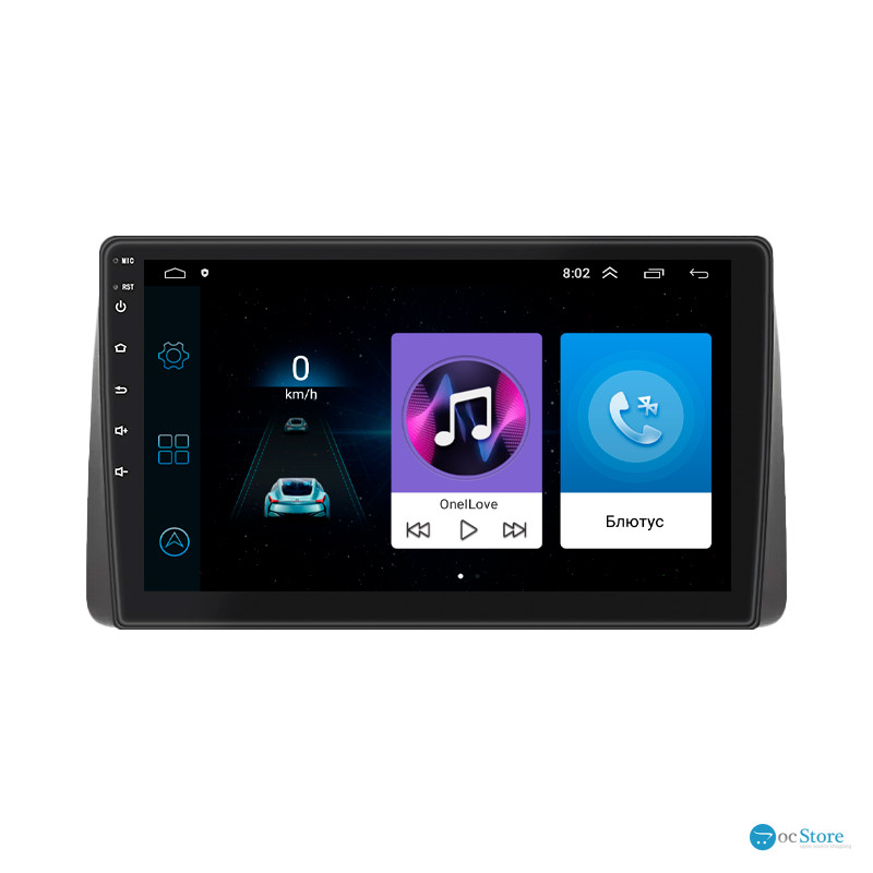 Штатная магнитола Lesko для Chrysler Voyager V Рестайлинг 2011-2016 экран 9" 1/16Gb Wi-Fi GPS Base