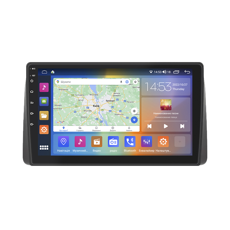 Штатная магнитола Lesko для Chrysler Voyager V Рестайлинг 2011-2016 экран 9" 2/32Gb CarPlay 4G Wi-Fi GPS Prime