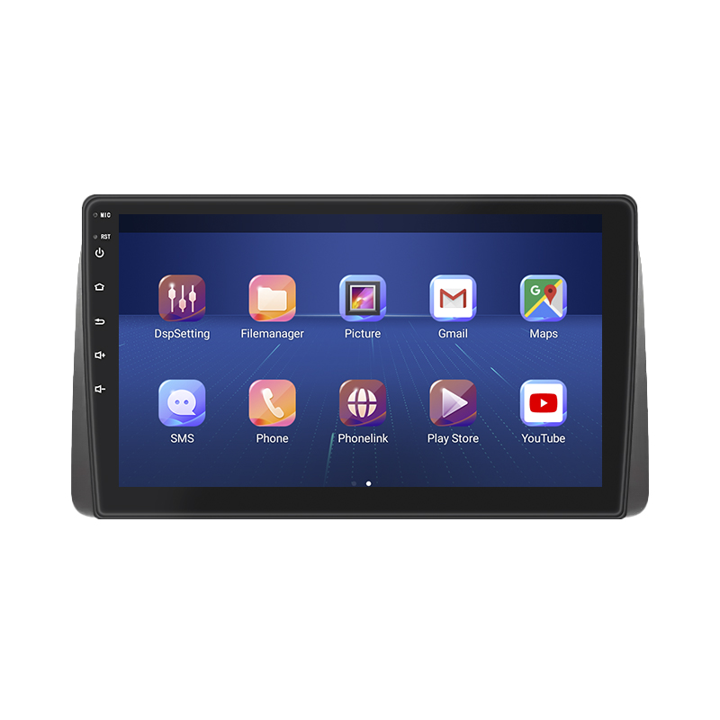 Штатная магнитола Lesko для Chrysler Voyager V Рестайлинг 2011-2016 экран 9" 4/64Gb 4G Wi-Fi GPS Top