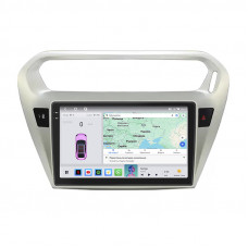 Штатная магнитола Lesko для Citroen C-Elysee I 2012-2016 экран 9" 4/64 QLED CarPlay 4G Wi-Fi GPS 360 Prime