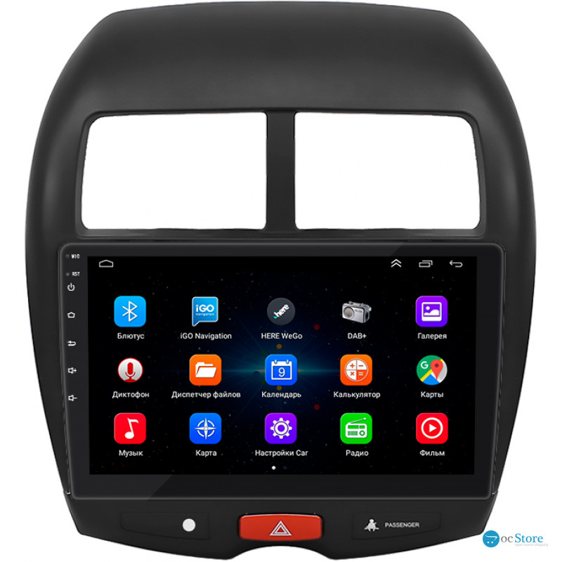 Штатная магнитола Lesko для Citroen C4 Aircross  2012-2017 экран 10" 1/16Gb Wi-Fi GPS Base
