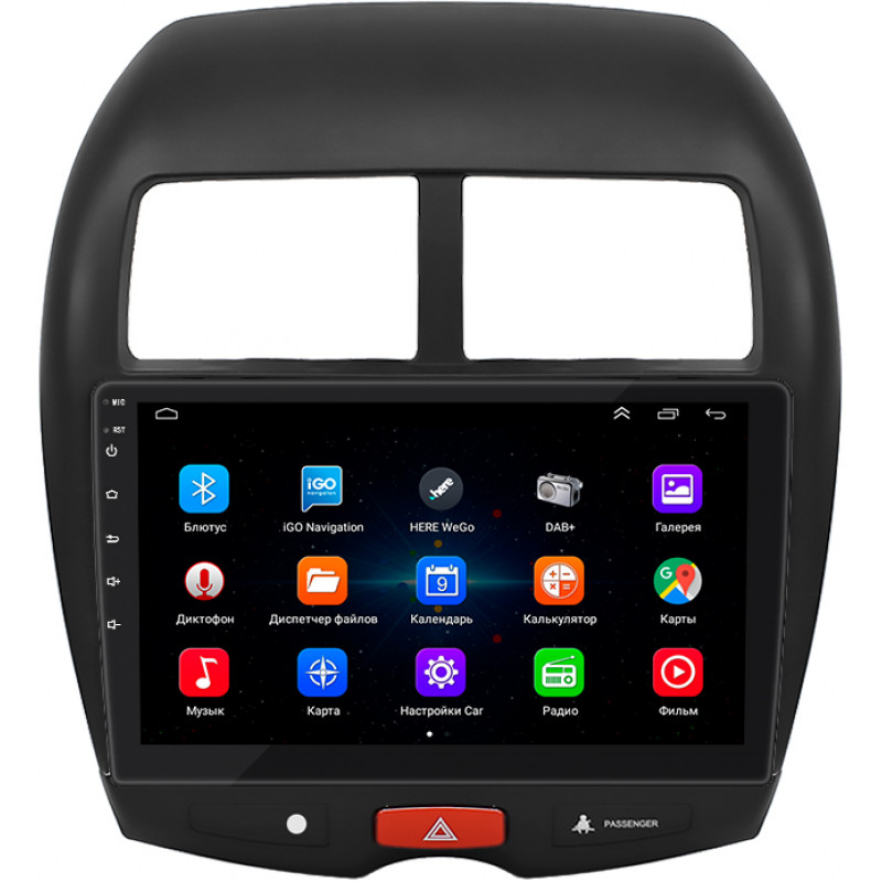 Штатная магнитола Lesko для Citroen C4 Aircross  2012-2017 экран 10" 1/16Gb Wi-Fi GPS Base