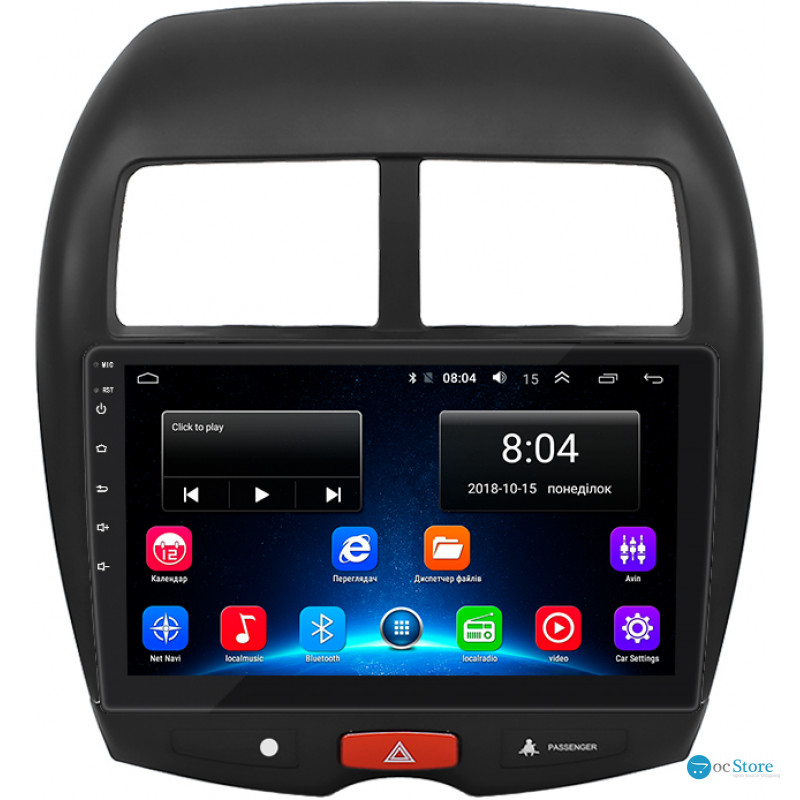 Штатная магнитола Lesko для Citroen C4 Aircross  2012-2017 экран 10" 2/32Gb Wi-Fi GPS Base
