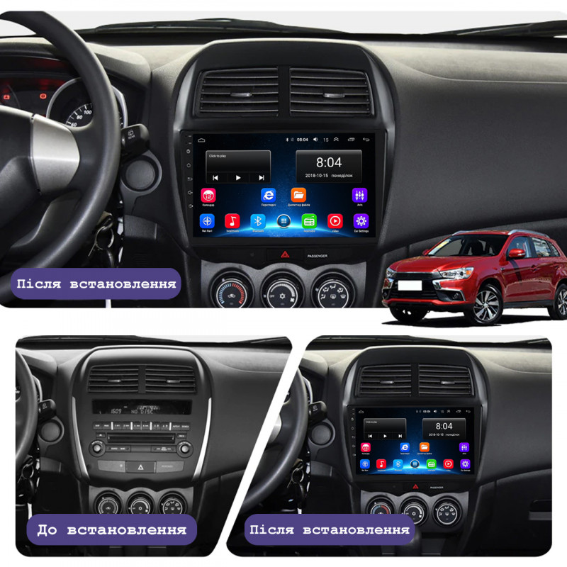 Штатная магнитола Lesko для Citroen C4 Aircross  2012-2017 экран 10" 2/32Gb Wi-Fi GPS Base