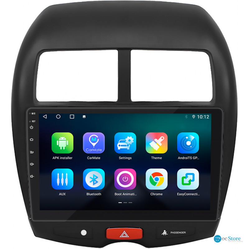 Штатная магнитола Lesko для Citroen C4 Aircross  2012-2017 экран 10" 4/64Gb 4G Wi-Fi GPS Top