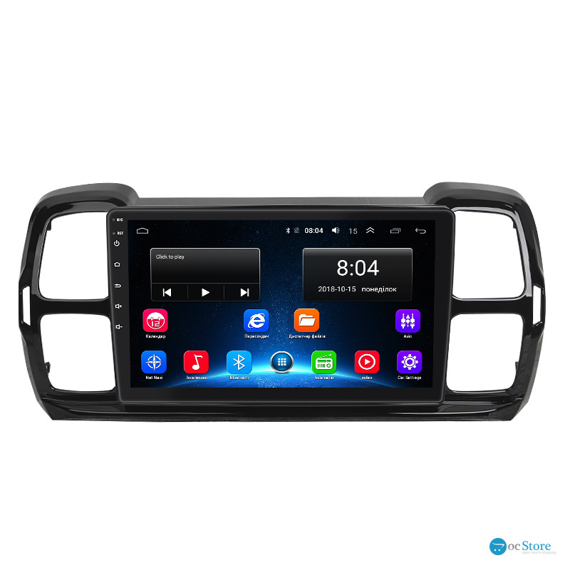 Штатная магнитола Lesko для Citroen C5 Aircross I 2018-н.в. экран 9" 2/32Gb Wi-Fi GPS Base