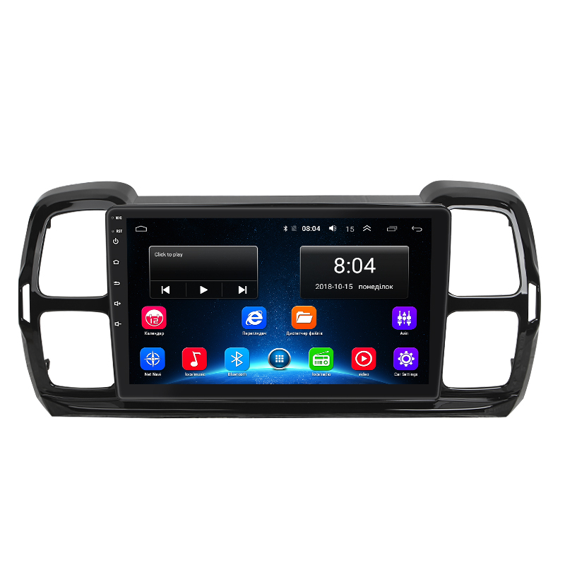 Штатная магнитола Lesko для Citroen C5 Aircross I 2018-н.в. экран 9" 2/32Gb Wi-Fi GPS Base