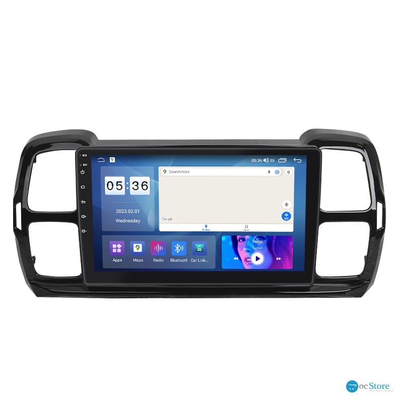 Штатная магнитола Lesko для Citroen C5 Aircross I 2018-н.в. экран 9" 4/64Gb CarPlay 4G Wi-Fi GPS Prime
