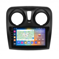 Штатная магнитола Lesko для Dacia Dokker I 2012-2017 экран 9" 4/64Gb CarPlay 4G Wi-Fi GPS Prime