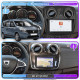 Штатная магнитола Lesko для Dacia Dokker I 2012-2017 экран 9" 4/64 QLED CarPlay 4G Wi-Fi GPS 360 Prime