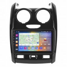Штатная магнитола Lesko для Dacia Duster II 2017-2021 экран 9" 2/32Gb CarPlay 4G Wi-Fi GPS Prime
