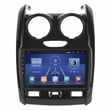 Штатная магнитола Lesko для Dacia Duster II 2017-2021 экран 9" 2/32Gb 4G Wi-Fi GPS Top