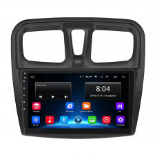 Штатная магнитола Lesko для Dacia Sandero II Рестайлинг ver 3 2016-2020 экран 10" 2/32Gb Wi-Fi GPS Base