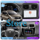 Штатная магнитола Lesko для Dacia Sandero II Рестайлинг ver 3 2016-2020 экран 10" 4/64 QLED CarPlay 4G Wi-Fi GPS 360 Prime