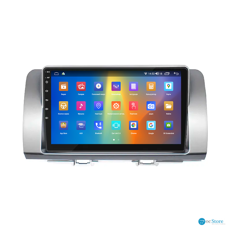 Штатная магнитола Lesko для Daihatsu Materia  2006-2013 экран 9" 2/32Gb CarPlay 4G Wi-Fi GPS Prime
