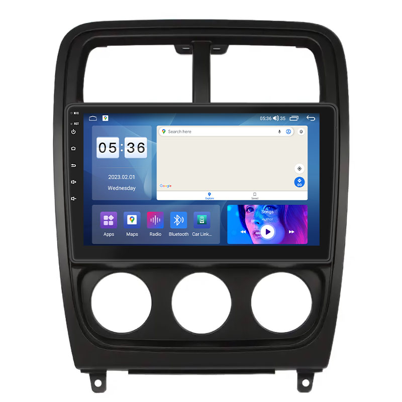 Штатная магнитола Lesko для Dodge Caliber I Рестайлинг 2009-2013 экран 9" 2/32Gb CarPlay 4G Wi-Fi GPS Prime