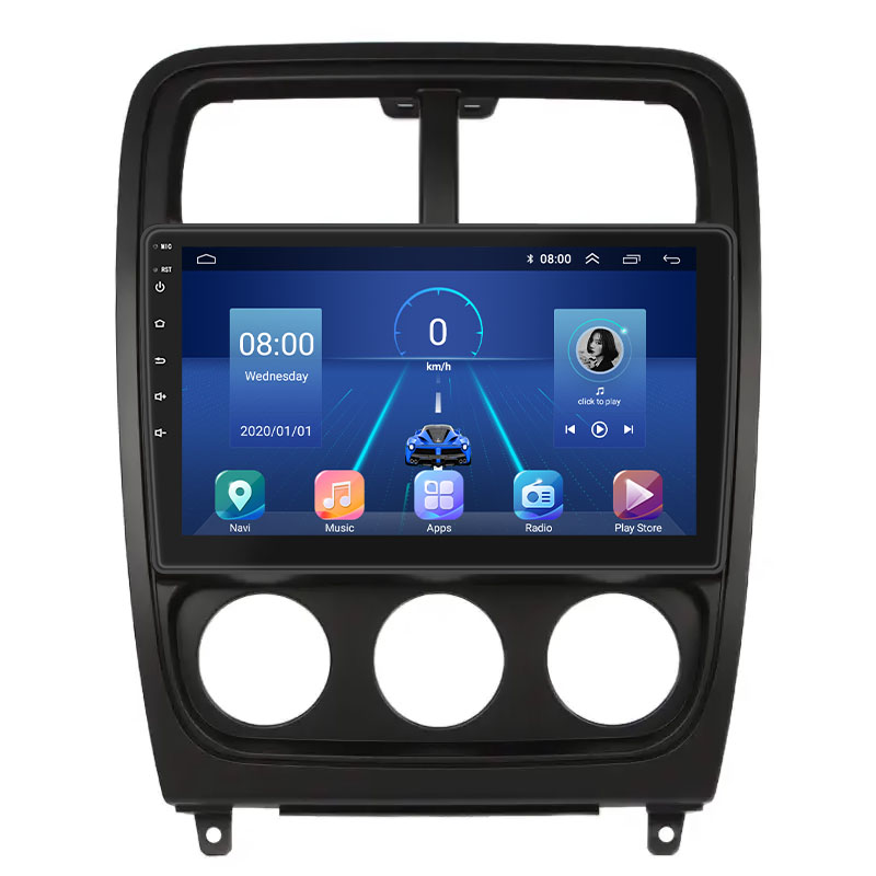 Штатная магнитола Lesko для Dodge Caliber I Рестайлинг 2009-2013 экран 9" 2/32Gb 4G Wi-Fi GPS Top