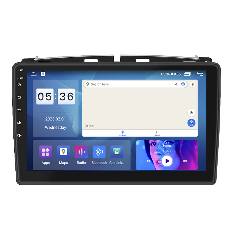 Штатная магнитола Lesko для Fiat 500 II Рестайлинг 2015-н.в. экран 9" 2/32Gb CarPlay 4G Wi-Fi GPS Prime