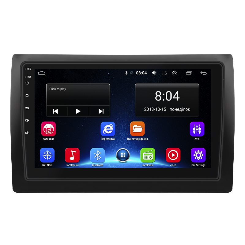 Штатная магнитола Lesko для Fiat Stilo  2001-2007 экран 9" 2/32Gb Wi-Fi GPS Base