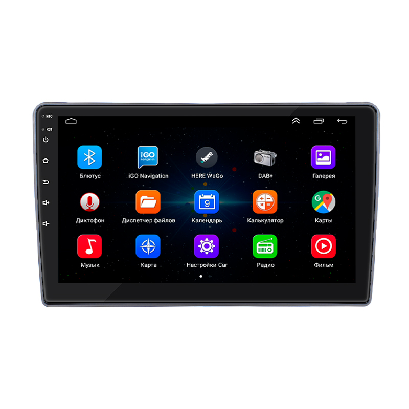 Штатная магнитола Lesko для Ford C-MAX I 2003-2007 экран 9" 2/32Gb Wi-Fi GPS Base