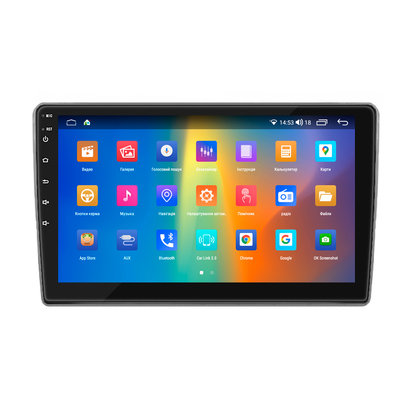 Штатная магнитола Lesko для Ford C-MAX I 2003-2007 экран 9" 2/32Gb CarPlay 4G Wi-Fi GPS Prime