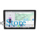 Штатная магнитола Lesko для Ford C-MAX I 2003-2007 экран 9" 4/64 QLED CarPlay 4G Wi-Fi GPS 360 Prime